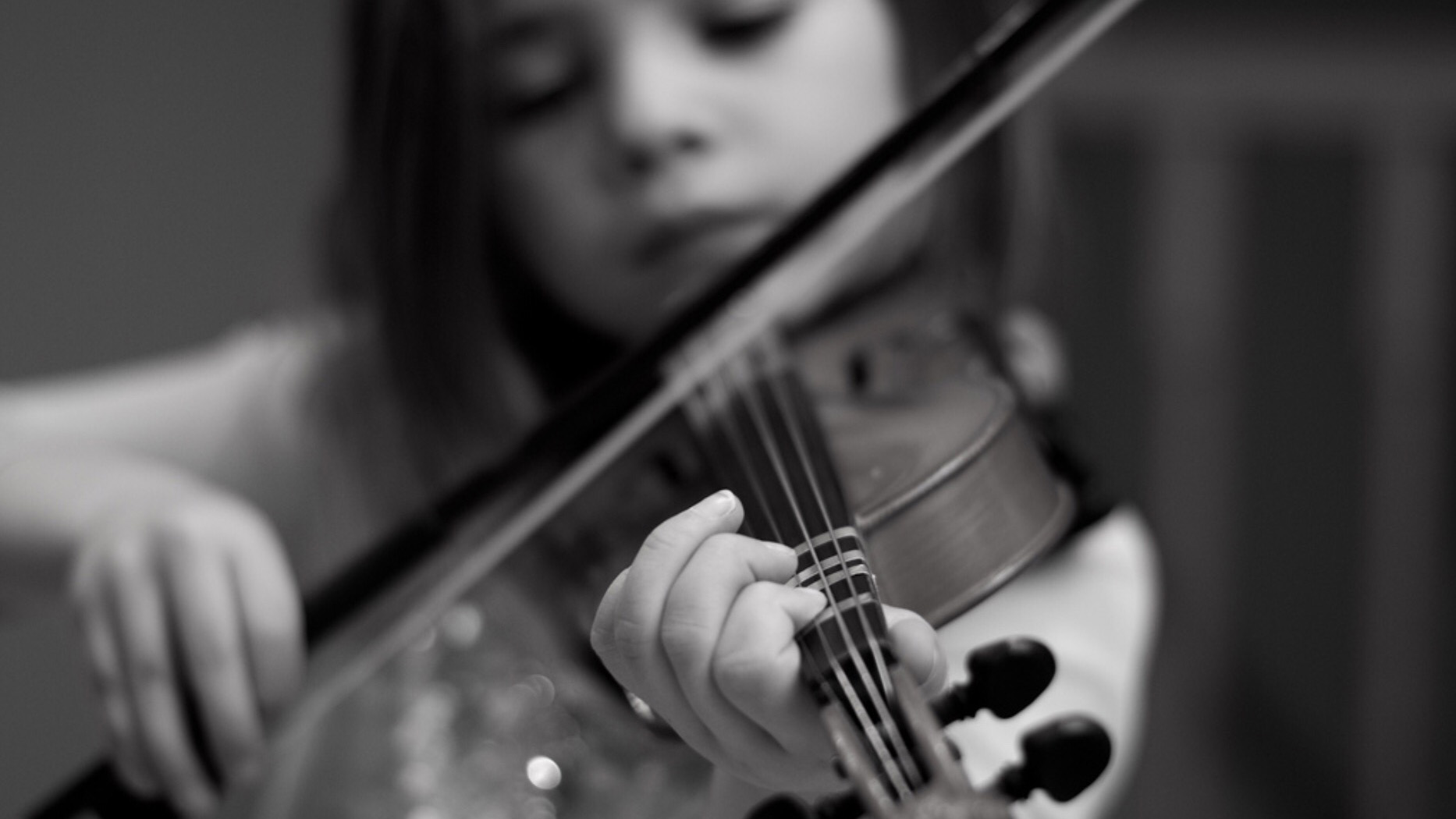 Child Playing Violin